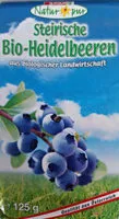 Mängden socker i Steirische Bio-Heidelbeeren