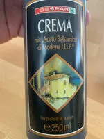 Mängden socker i Crema all Aceto Balsamico Despar