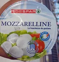 Mängden socker i Mozzarelline