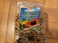 Mängden socker i Bio-kernmix mit Bio-sojabohnen