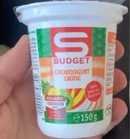 Mängden socker i Cremejogurt exotic