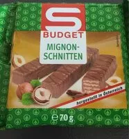 Mängden socker i Mignon-Schnitten