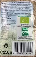 Mängden socker i Bio-Sesam ungeschält