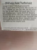 Mängden socker i SPAR enjoy Nudel Thunfischsalat