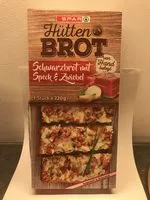 Mängden socker i Hüttenbrot - Schwarzbrot mit Speck & Zwiebel