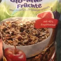 Mängden socker i Bio-Müsli Früchte