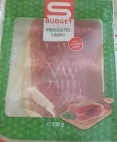 Mängden socker i Prosciutto crudo