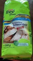 Mängden socker i Backmischung Schwarzbrot