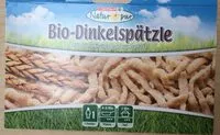 Mängden socker i Bio-Dinkelspätzle