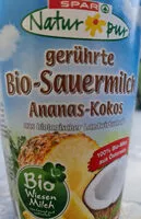 Mängden socker i Bio Sauermilch gerührte, Ananas Kokos