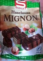 Mängden socker i Haselnuss mignon