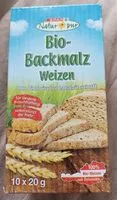 Mängden socker i Bio-Backmalz Weizen
