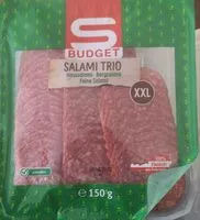 Mängden socker i budget salami trio