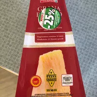Mängden socker i Grana Padano