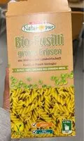 Mängden socker i Bio fusilli grune erbsen