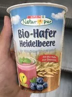 Mängden socker i Bio fermentirana krema zobi s borovnicama