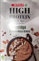 Mängden socker i High protein porridge schoko-nuss-kokos