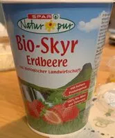 Mängden socker i Bio-skyr erdbeere