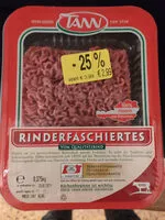 Mängden socker i Rinderfaschiertes