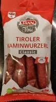 Mängden socker i Tiroler Kaminwurzerl
