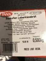 Mängden socker i Backofen leberkäse