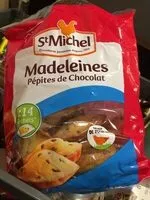 Mängden socker i Madeleines pépites de chocolat  - St Michel  - 350