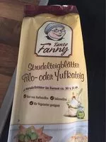 Mängden socker i Strudelteig Filoteig Yufkateig