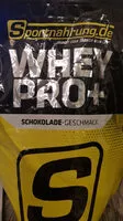 Mängden socker i Whey Pro+ Schokolade-Geschmack