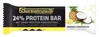 Mängden socker i Sportnahrung.de Protein Bar Ananas-Kokos