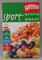 Mängden socker i Sport Müsli