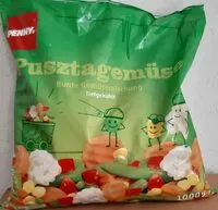 Mängden socker i Pusztagemüse Bunte Gemüsemischung Tiefgekühlt