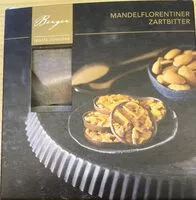 Mängden socker i Mandelflorentiner zartbitter