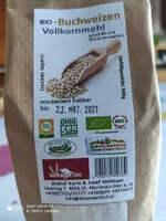 Mängden socker i Bio Buchweizen Vollkornmehl
