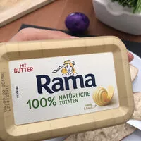 Mängden socker i Rama mit Butter