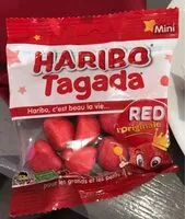 Mängden socker i Haribo Tagada Red l'Originale