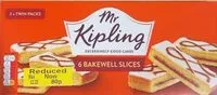 Mängden socker i Mr Kipling Bakewell slices