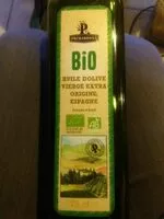 Mängden socker i Huile olove vierge extra espagne bio