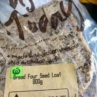 Mängden socker i Bread four seed loaf