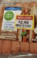 Mängden socker i Uncured Turkey Dogs