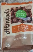 Mängden socker i Maple butter flavored almonds