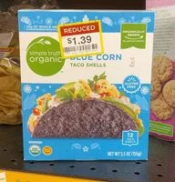 Mängden socker i Blue corn taco shells