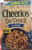 Mängden socker i Oat Crunch Almond Cheerios