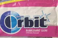 Mängden socker i Prbit Bubblemint Gum