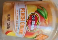 Mängden socker i Peach chunks