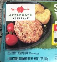 Mängden socker i Savory Turkey Breakfast Sausage Patties