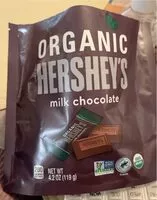 Mängden socker i Organic hersheys milk chocolate