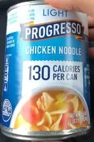 Mängden socker i Light progresso chicken noodle soup