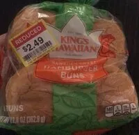 Mängden socker i Hawaiian sweet hamburger buns