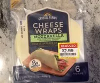 Mängden socker i Cheese Wraps