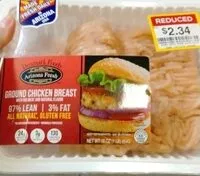 Mängden socker i Ground Chicken Breast